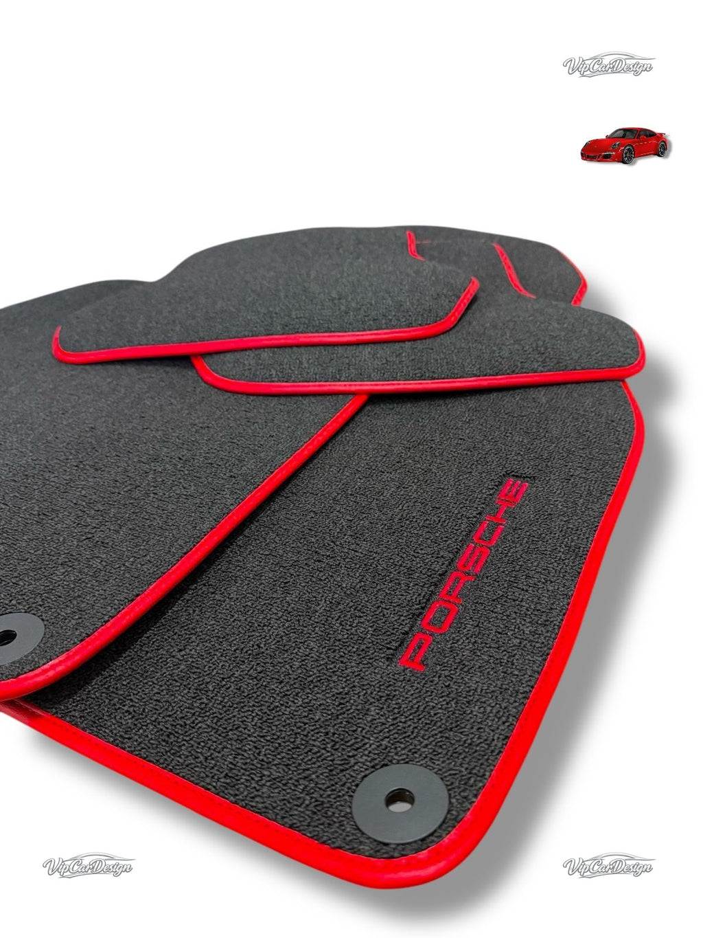 Porsche Panamera (2009-2016) Custom Fit Floor Mats - Anti-Slip Backing | VipCarDesign