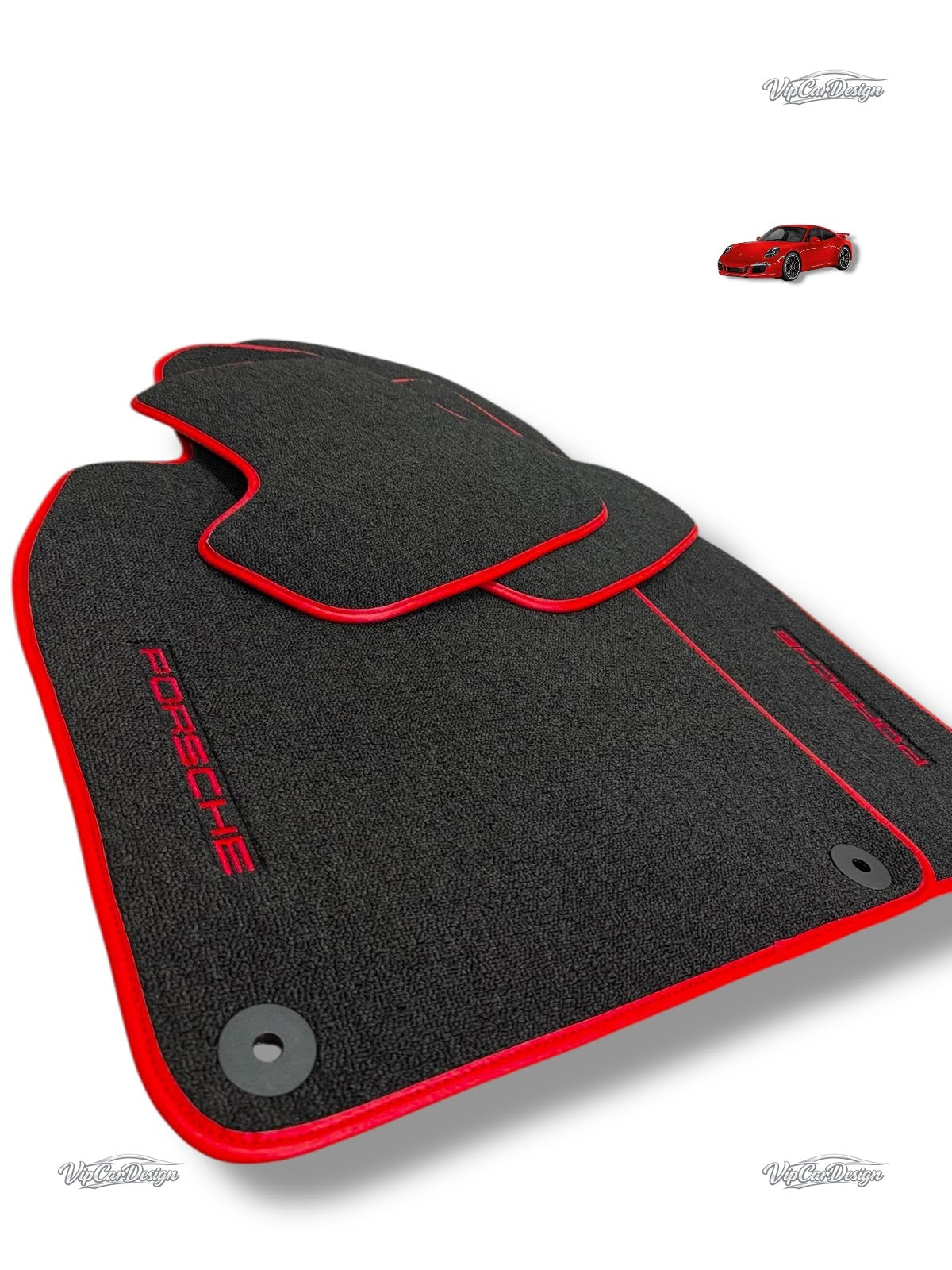 Porsche 992 (2019-2025) Custom Fit Floor Mats - Packaging View | VipCarDesign