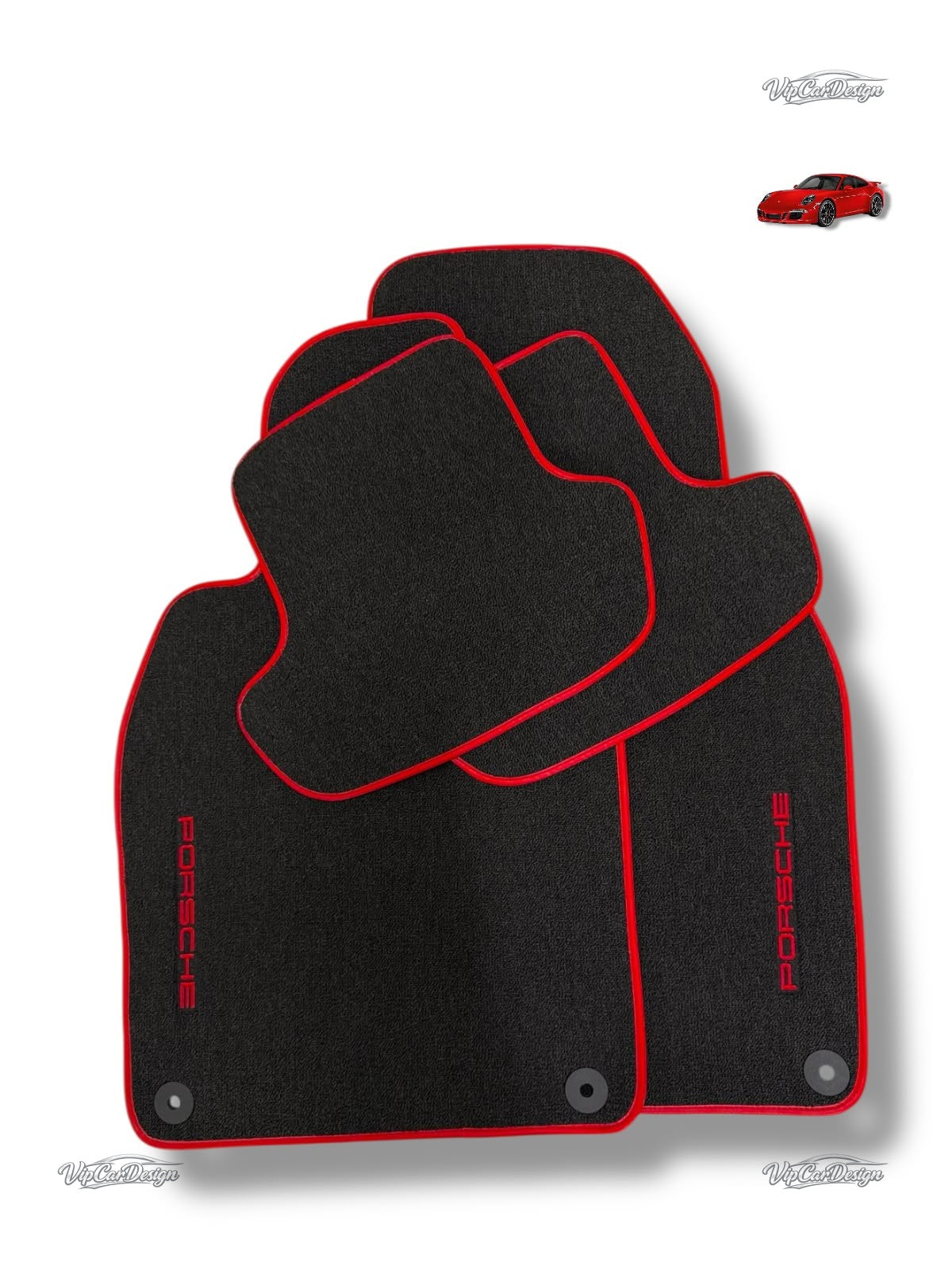 Porsche Cayenne (2003-2010) Custom Fit Floor Mats - Single Mat Rear | VipCarDesign