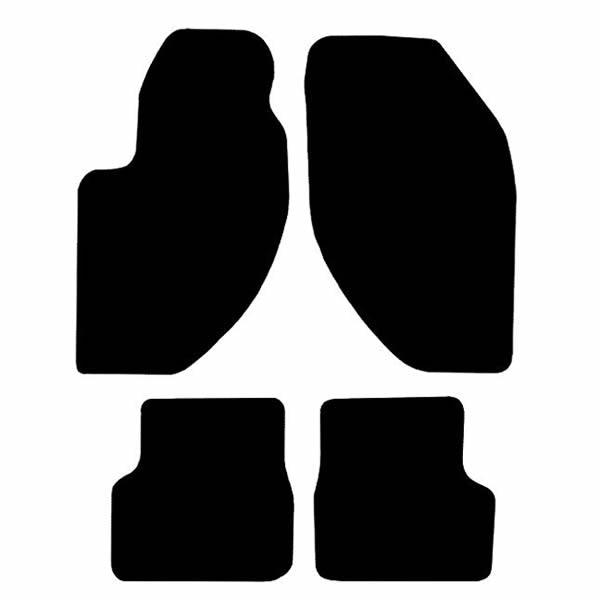Alfa Romeo 166 (1998-2007) Custom Fit Floor Mats Alfa Romeo Crest - Mat Template Layout | VipCarDesign