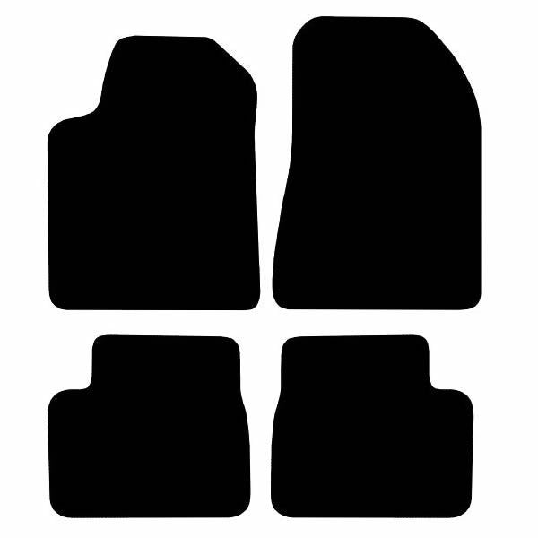 Alfa Romeo Giulietta (2010-2013) Custom Fit Floor Mats Alfa Romeo Crest - Mat Template Layout | VipCarDesign