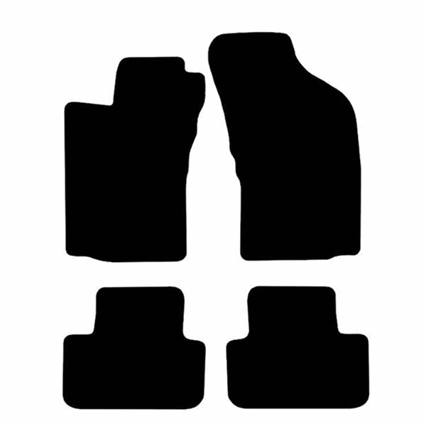 Alfa Romeo GT (2004 and After) Custom Fit Floor Mats Alfa Romeo Crest - Mat Template Layout | VipCarDesign