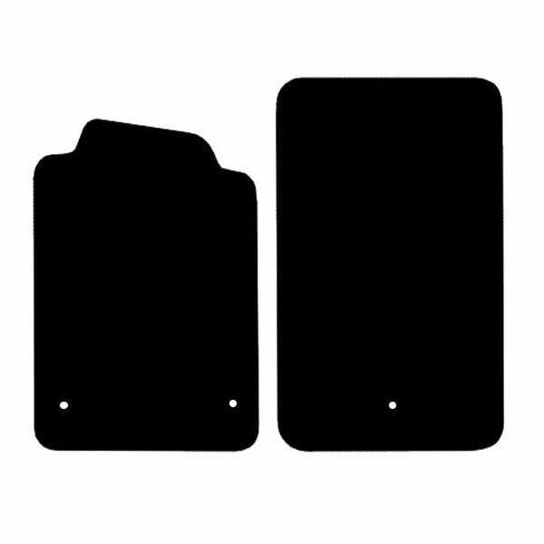 Chevrolet Corvette C5 (1997-2004) Custom Fit Floor Mats Corvette Logo - Mat Template Layout | VipCarDesign
