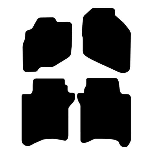 Honda City (2002-2008) Custom Fit Floor Mats Honda Logo - Mat Template Layout | VipCarDesign