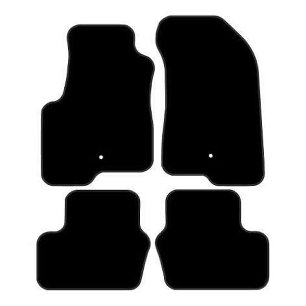 Jeep Compass (2006-2010) Custom Fit Floor Mats - Mat Template Layout | VipCarDesign