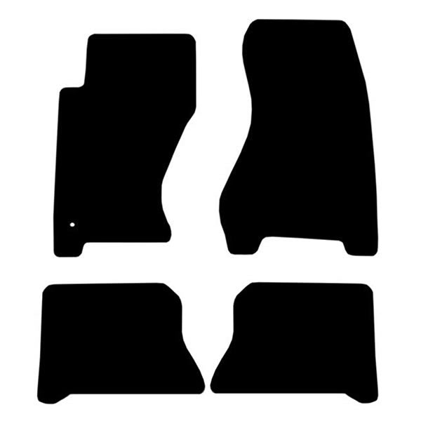 Jeep Grand Cherokee WJ (1999-2005) Custom Fit Floor Mats - Mat Template Layout | VipCarDesign