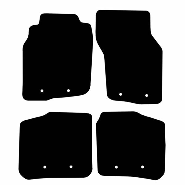 Volvo V40 (1996-2000) Custom Fit Floor Mats Volvo Logo - Mat Template Layout | VipCarDesign