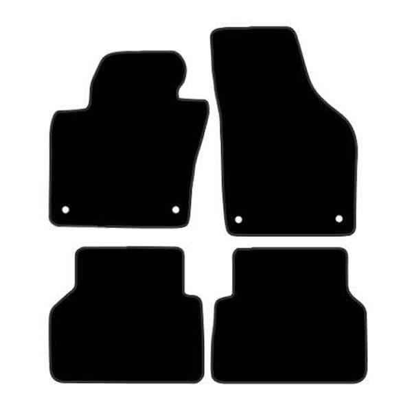 Volkswagen Tiguan (2007-2015) Custom Fit Floor Mats R Logo - Mat Template Layout | VipCarDesign